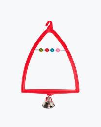 Іграшка Природа Гойдалка для папуг з дзвіночком 12х19 см 5 шт (PR000990)