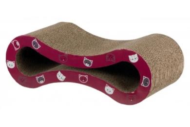 Дряпка Trixie для котів Хвиля Mimi з котячою мятою картон 48х16х22 см (48002)