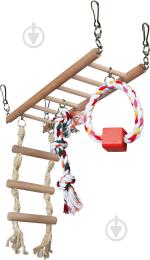Місток Trixie для гризунів деревяний підвісний з канатами 29х25х9 см (6274)