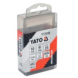 Набір біт YATO Philips PH1 х 25 мм (YT-78131) 10 шт