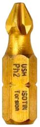 Набір біт USH ISOTIN PHILIPS PH2 x 25 мм (UUST0022342/100) 100 шт