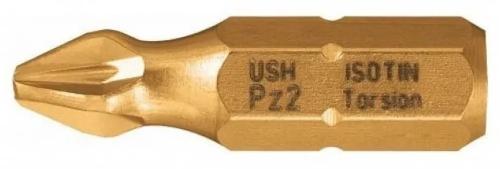 Набір біт USH ISOTIN Pozidriv PZ2 x 25 мм Torsion (UUSG0022361) 10 шт