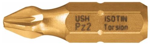 Набір біт USH ISOTIN Pozidriv PZ3 x 25 мм Torsion (UUSG0022362) 10 шт