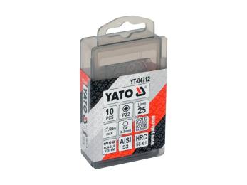 Набір біт YATO Pozidriv РZ3 x 25 мм (YT-04722) 10 шт