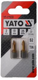 Набір біт YATO PH1 х 25 мм (YT-77930) 2 шт