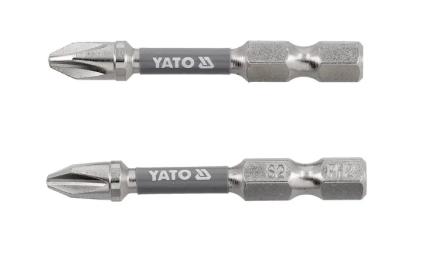 Набір біт YATO PH2 х 50 мм (YT-78021) 2 шт