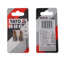 Набір біт YATO PZ1 х 25 мм (YT-77933) 2 шт