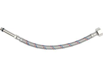 Шланг водопровідний з опліткою з нерж сталі FALA l= 300мм O= 8/12, зєдн F-1/2 х M-M10x1- 50мм 1МПа
