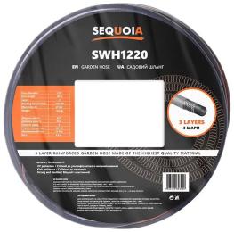 Шланг садовий SEQUOIA SWH1220 1/2 20м 3 шари 15бар -10+60C 2.6кг(SWH1220)