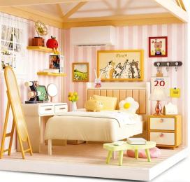 Конструктор Mini House Інтерєр  СПАЛЬНЯ (світло) (8004)