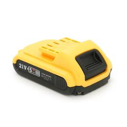 Акумулятор для електроінструменту Voltronic HILDA, Li-Ion 21V, 5 * 18650, розєм зарядки 5, 5 * 2, 5 мм, 118 * 75 * 50mm, (тип Dewalt)