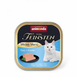 Корм вологий Animonda Vom Feinsten Adult Turkey Trout для котів з індичкою і фореллю 100 г