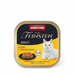 Корм вологий Animonda Vom Feinsten Adult with Turkey in Tomato sauce для котів з індичкою в томатному соусі 100 г