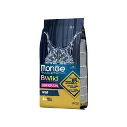 Сухий корм для кішок Monge Cat Bwild Low Grain з мясом зайця 1.5 кг (8009470012003)