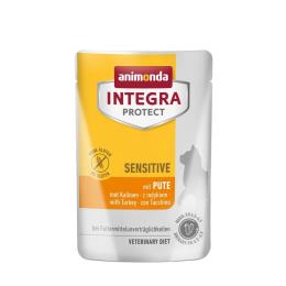 Корм ветеринарний вологий Animonda Integra Protect Sensitive with Turkey для котів з харчовою непереносимістю з індичкою пауч 85г