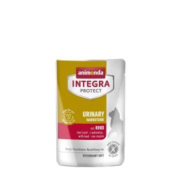 Корм ветеринарний вологий Animonda Integra Protect Urinary Struvit - pouch with beef для котів при сечокам яній хворобі з яловичиною пауч 85г