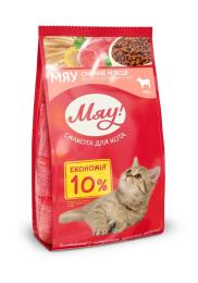 Сухий корм для кішок Мяу! зі смаком мяса 900 г (4820083905742)