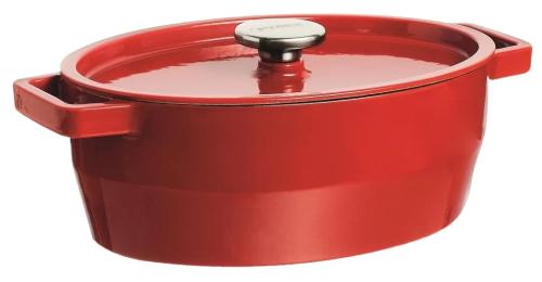 Каструля PYREX Slow Cook чугун овал 6л Red (SC5AC33/8041)