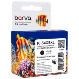 Картридж для принтера BARVA Canon PG-540XL, MG2150/MG3150/MG4150 18 мл Black (IC-540BXL)
