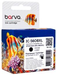 Картридж для принтера BARVA Canon PG-560XL, TS5350/TS5450/TS7450 14 мл Black (IC-560BXL)