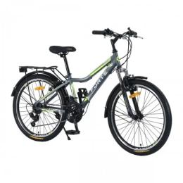 Велосипед Forte STARK сталь.рама 13, колеса 24 Yellow Gray (128232)