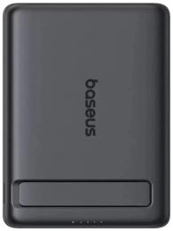 Зовнішній портативний акумулятор Baseus PicoGo AM31 Qi2 Ultra-Mini 5000mAh Black 20W (P10081907123-00)