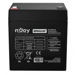 Акумулятор для ДБЖ NJOY GP05122F 12V 5AH (BTVACEUOBTO2FCW01B) AGM