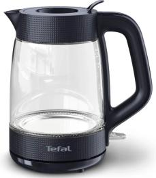Електрочайник Tefal Morning Glass Kettle, 1.7л Black (KO2G08E0)