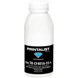Принтерний тонер Printalist HP CLJ Pro M252/M452, Canon 045 50г Cyan (TR-CF401A-55-PL)