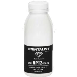 Принтерний тонер Printalist HP LJ 1200/1220 150г Black (HP12-150-PL)