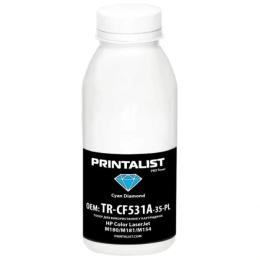 Принтерний тонер Printalist HP CLJ M180/M181/M154 35г Cyan (TR-CF531A-35-PL)