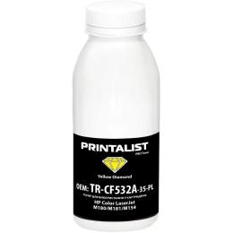 Принтерний тонер Printalist HP CLJ M180/M181/M154 35г Yellow (TR-CF532A-35-PL)