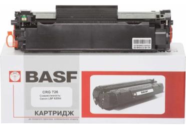 Картридж для принтера BASF для Canon LBP-6200d аналог Canon 726 Black (KT-CRG726)