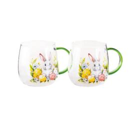 Набір чашок VIVA EASTER RABBIT B/НАБІР/ 2X420 мл/ в уп (BCR7590R)