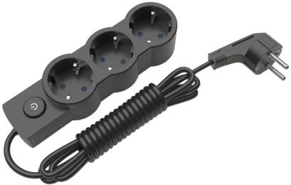 Мережевий фільтр Electrum C-ES-1545 Black