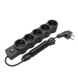 Мережевий фільтр Electrum C-ES-1548 Black