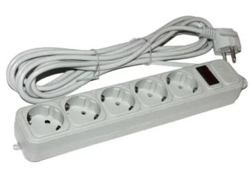Мережевий фільтр GTL ES05K White 1.8 м (GTL-XH-ES05K-1.8W)