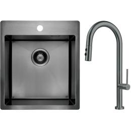 Кухонна мийка Deante Olfato ZPOED10A Titan