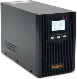 Джерело безперебійного живлення Gear 1500VA/1200W LCD (GU-1500PS)