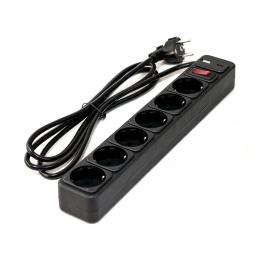 Мережевий фільтр GTL EU06K Black 1.8 м,(GTL-XH-EU06K-1.8B)