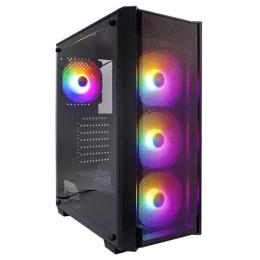 Корпус для ПК 1STPLAYER X4-4F1 600W Black (X4-4F1-BK&amp;PS-600FK)