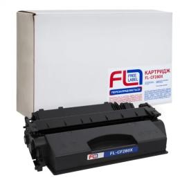 Картридж для принтера FREE Label HP 80X (CF280X) (FL-CF280X)