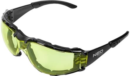 Захисні окуляри Neo Tools (97-521) Yellow клас захисту FT