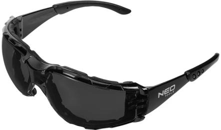 Захисні окуляри Neo Tools (97-522) Dark Gray клас захисту FT