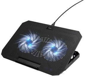 Підставка під ноутбук Hoco GA4 Jade laptop cooling stand Black (6942007666626)