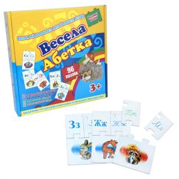 Детские Пазлы Веселая азбука  Strateg 525ST укр.