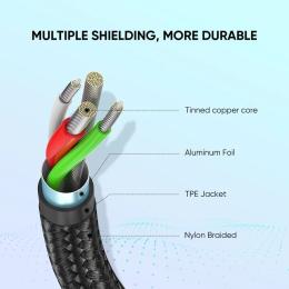 Дата-кабель Ugreen 60127 1.5m USB(тато) - USB Type C(тато)