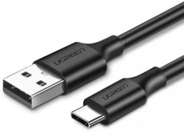 Дата-кабель Ugreen 60117 1.5m USB(тато) - USB Type C(тато) Black