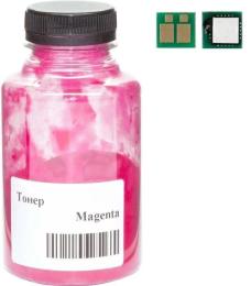 Принтерний тонер AHK Canon 054 MF641/643/645, LBP-621/623 45г 1.2K + chip Magenta (3203611)