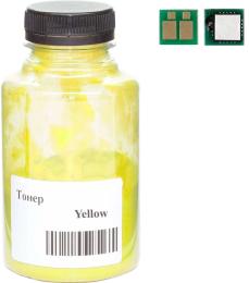 Принтерний тонер AHK Canon 054H MF641/643/645, LBP-621/623 70г 2.3K + chip Yellow (3203745)
